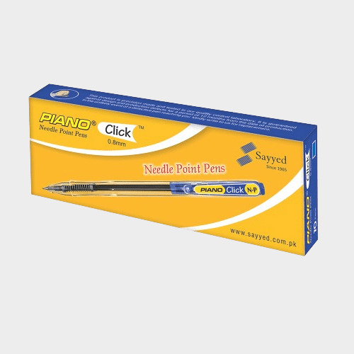 Piano Ball Pen Blue 10 Pcs