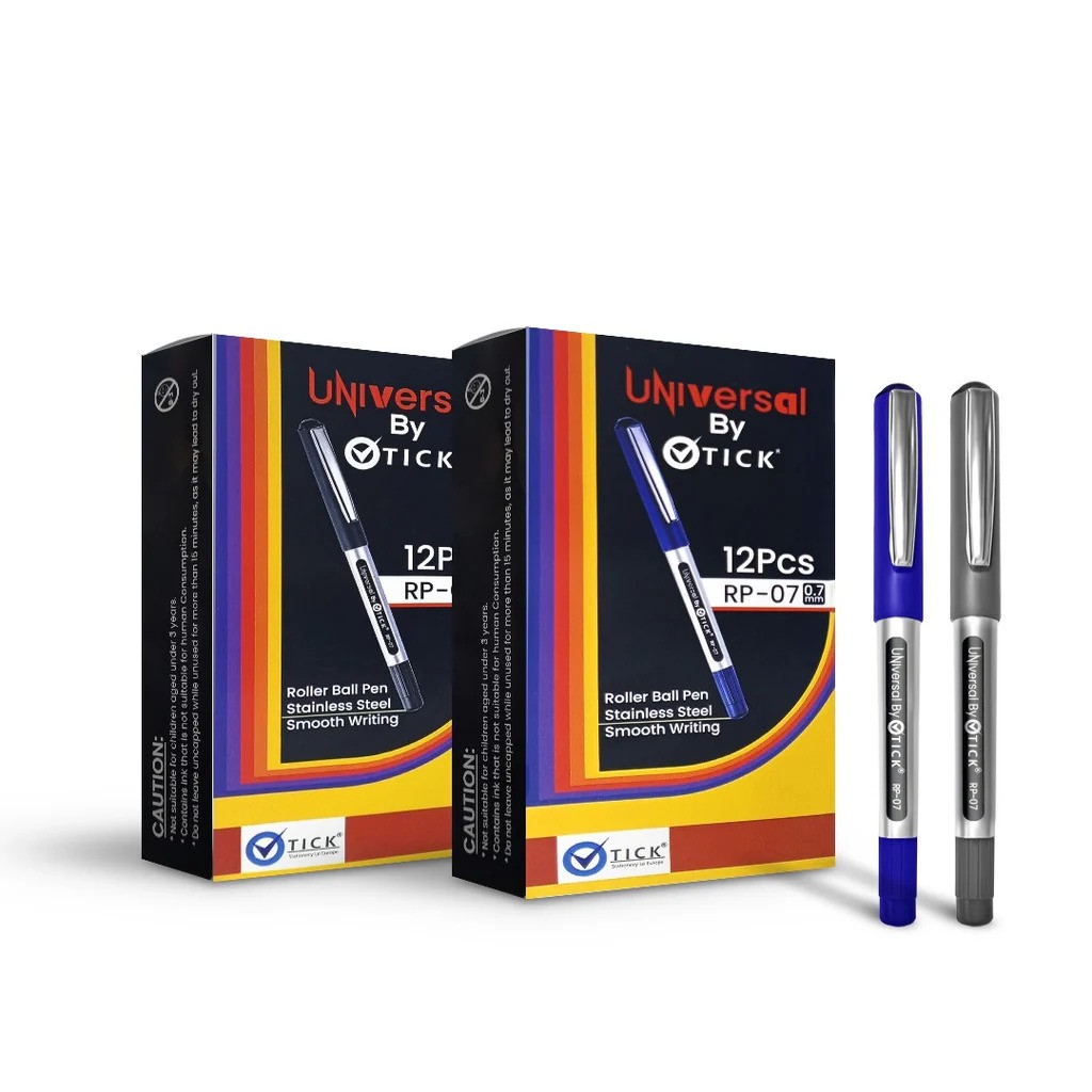 Universal Tick RP-07 Ball Pen Black 10 Pcs