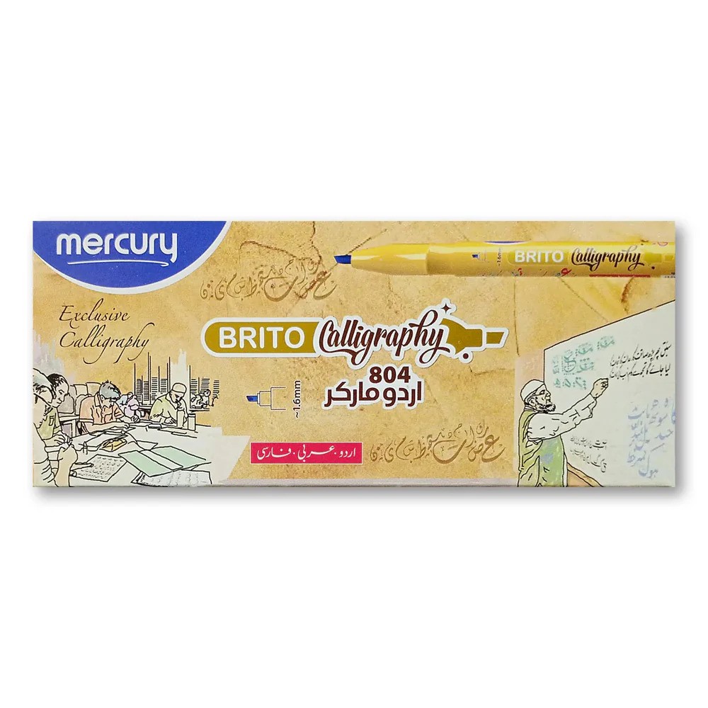 Mercury Brito Cut Marker Blue 10 Pcs