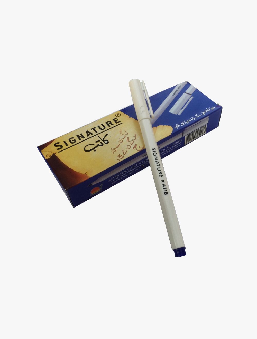 Signature Katib Cut Marker Balck 10 Pcs