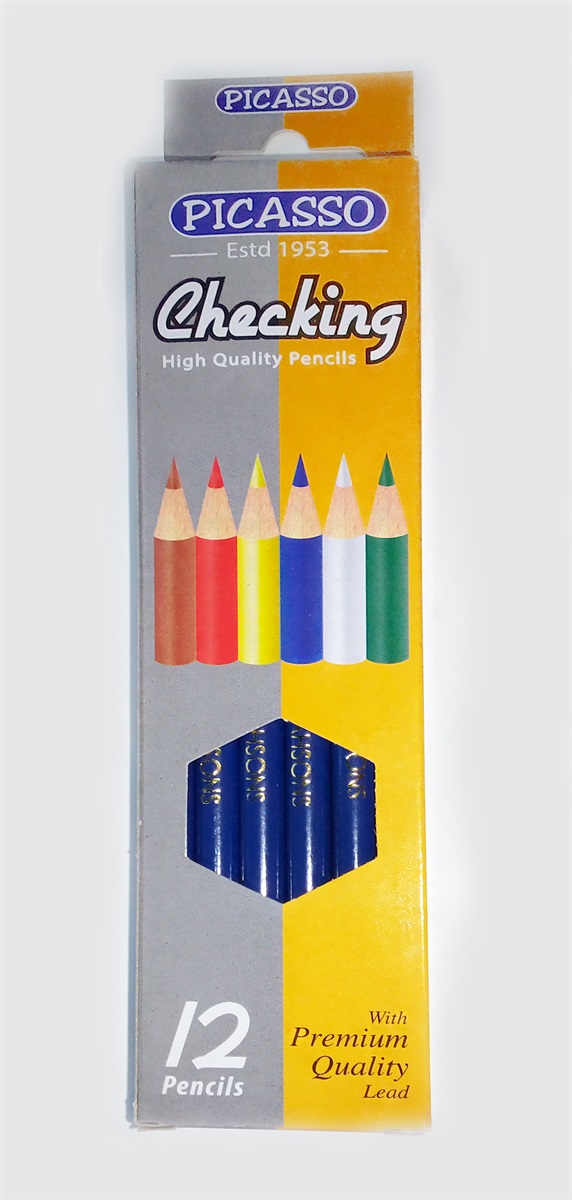Picasso Checking Pencil Green 12 Pcs