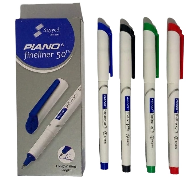 Piano Fine Liner 50 Pointer Blue 10 Pcs