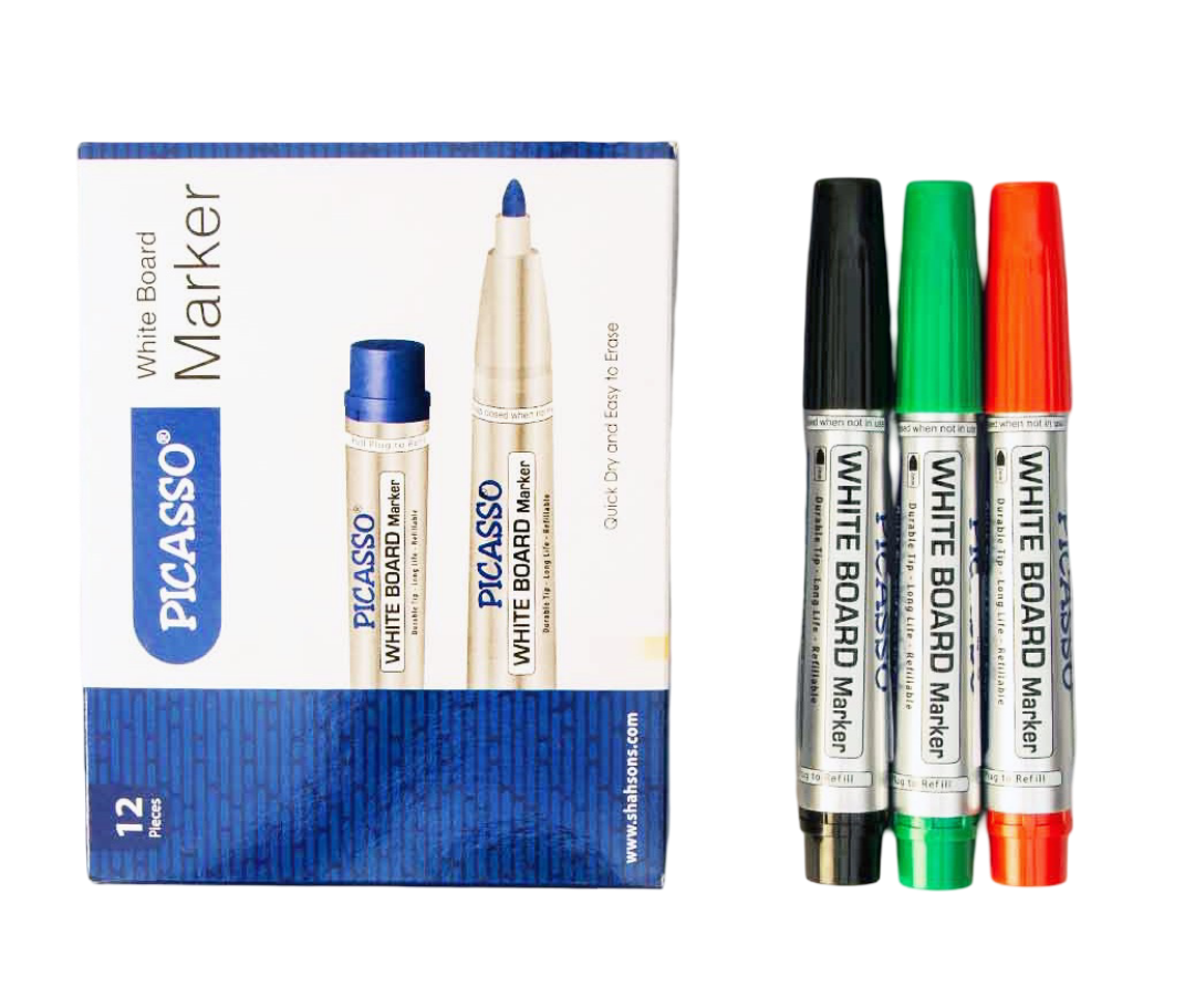 Picasso Board Marker Bullet Red 12 Pcs