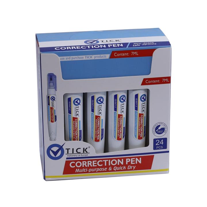 Tick Correction Pen 24 Pcs