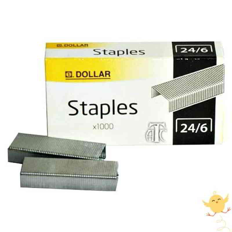 Dollar Stappler Pin 24/6 10Pcs