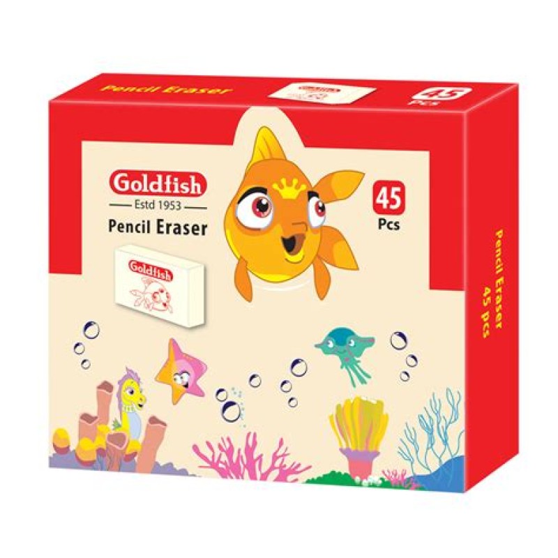 Goldfish Eraser 45 Pcs